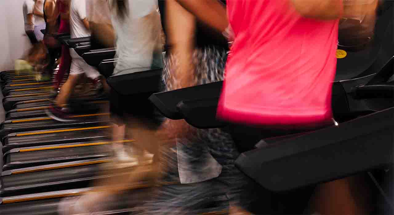 Holmes Place | people running on treadmills